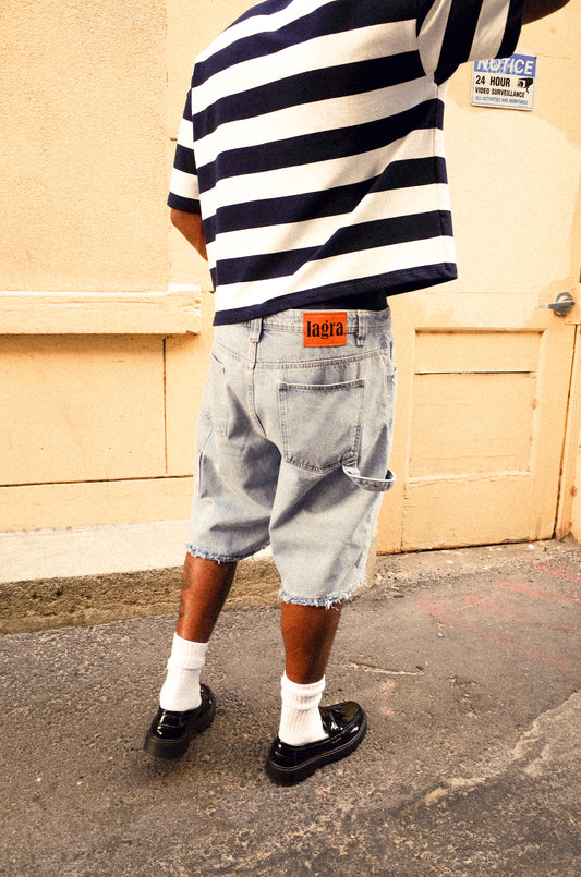 LaGra Hand-Distressed Jorts