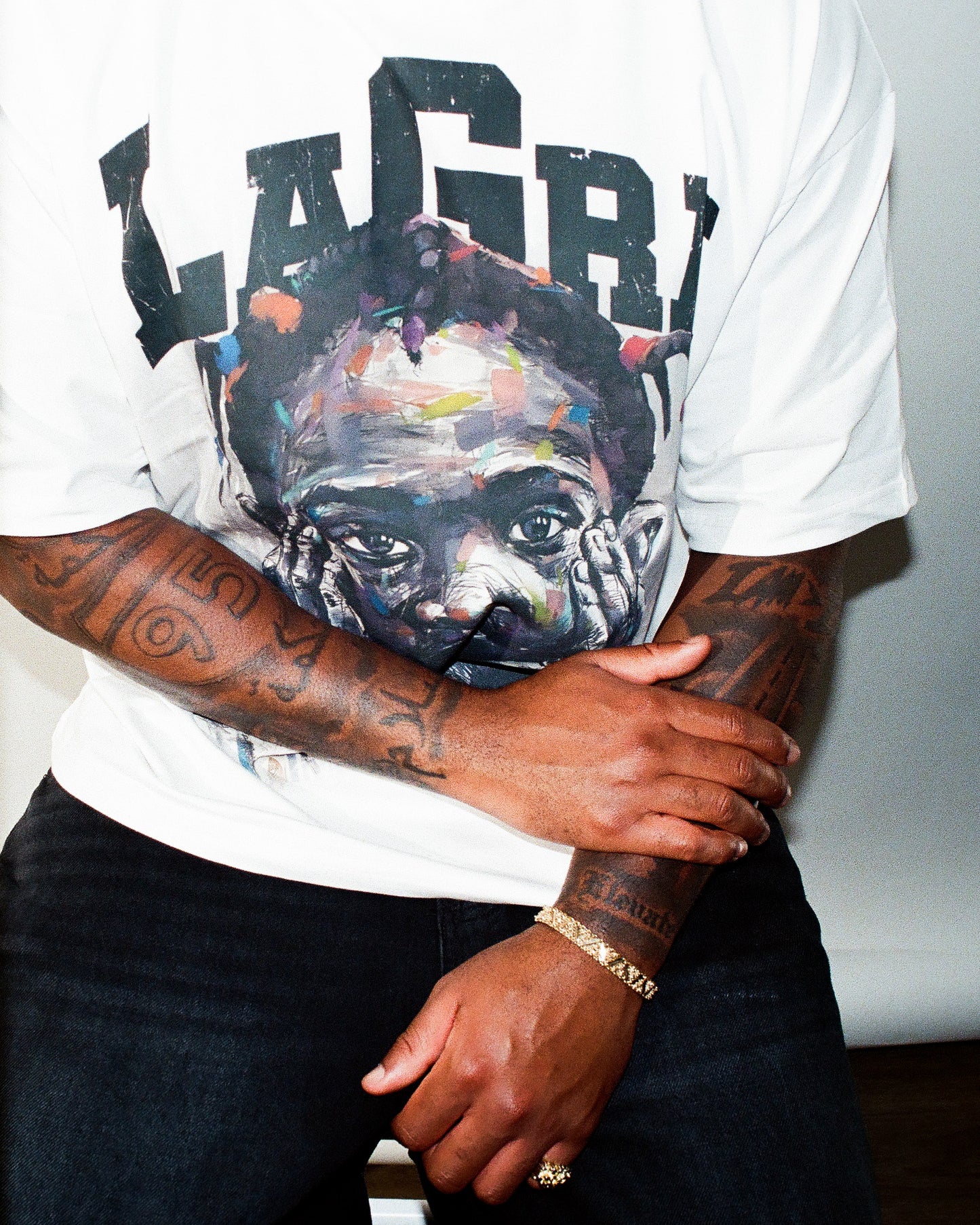 White LaGra “Lost” Tee