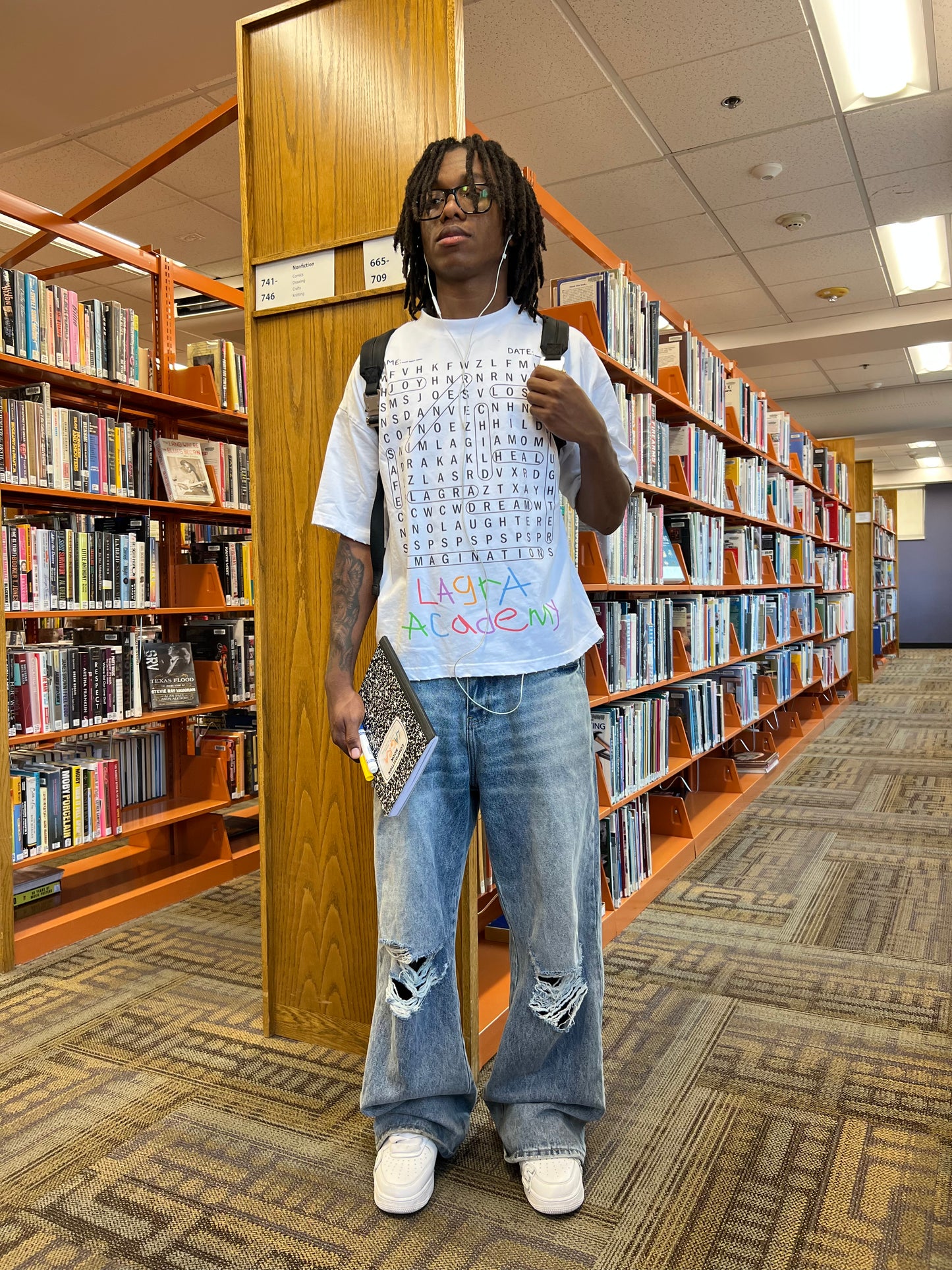 White Lagra “Academy” Tee