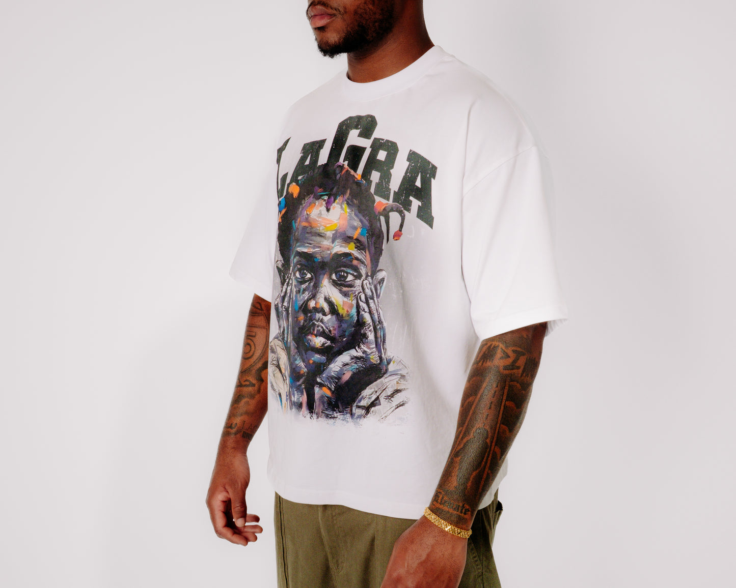 White LaGra “Lost” Tee