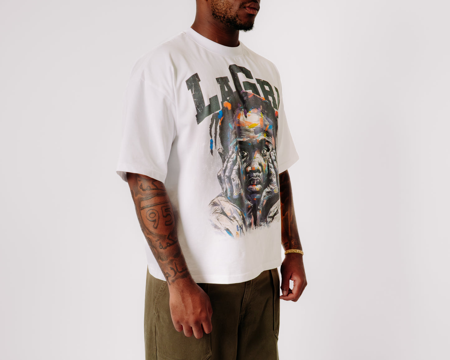 White LaGra “Lost” Tee