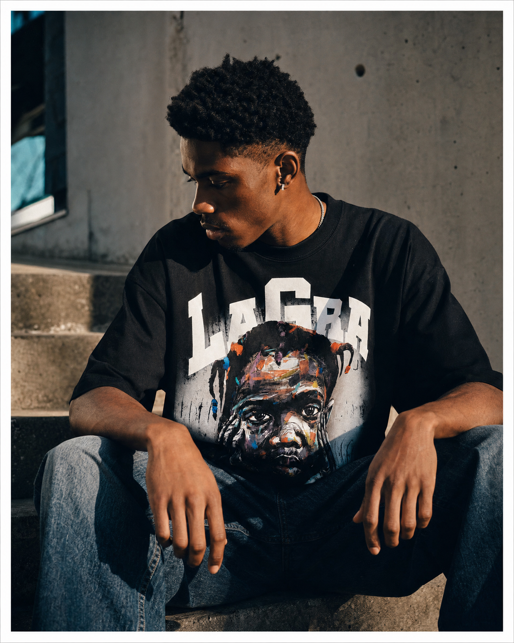 Black LaGra "Lost" Tee