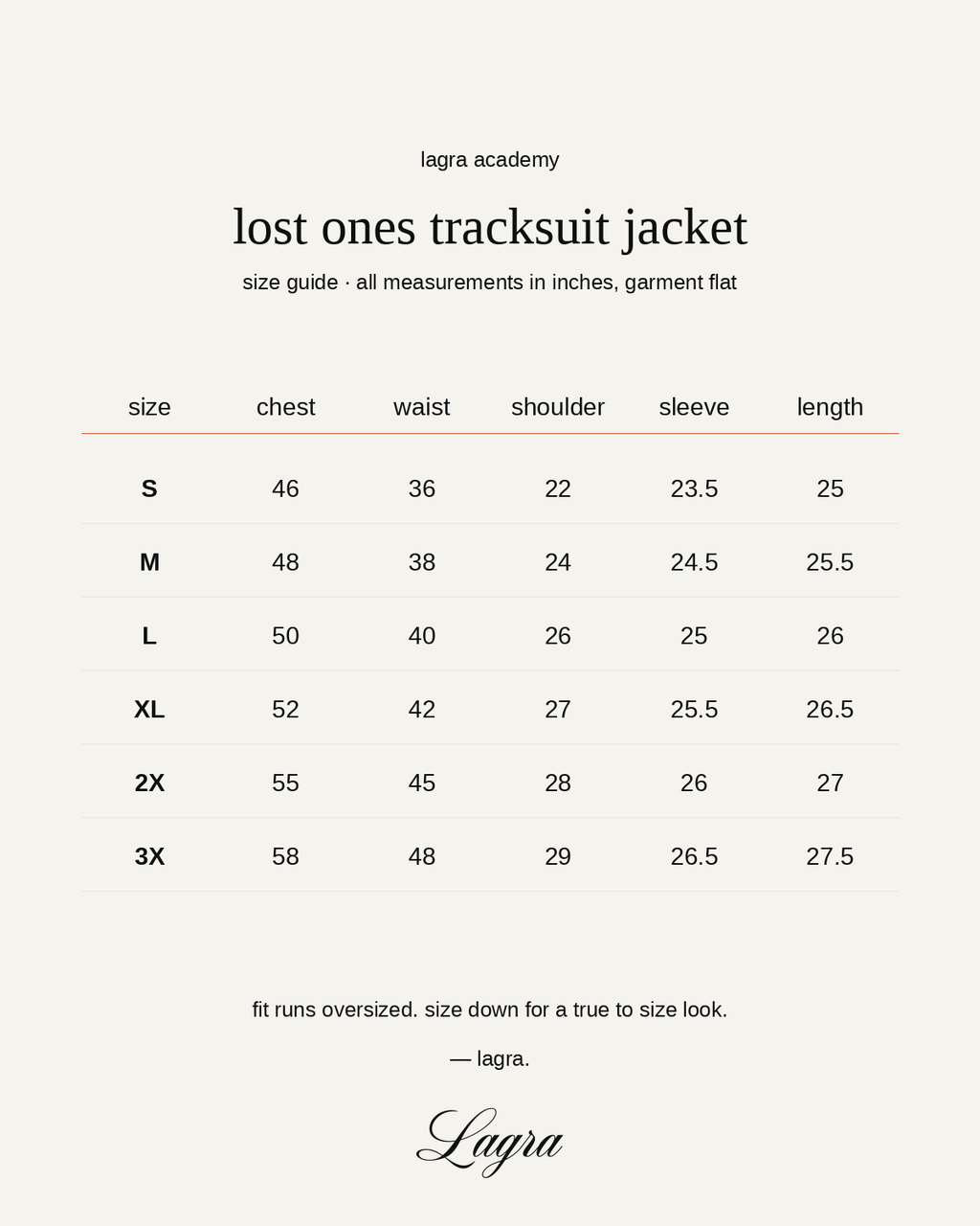 "lost ones" tracksuit jacket