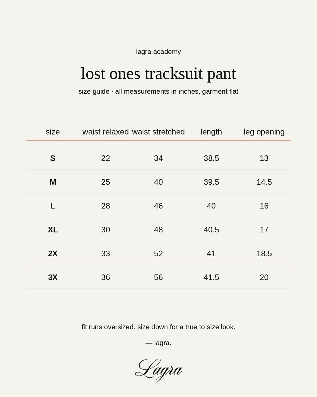 "lost ones" tracksuit bottoms